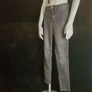 Hollister Super Skinny High Rise Black Jeans with Flame Pocket Design (5R)